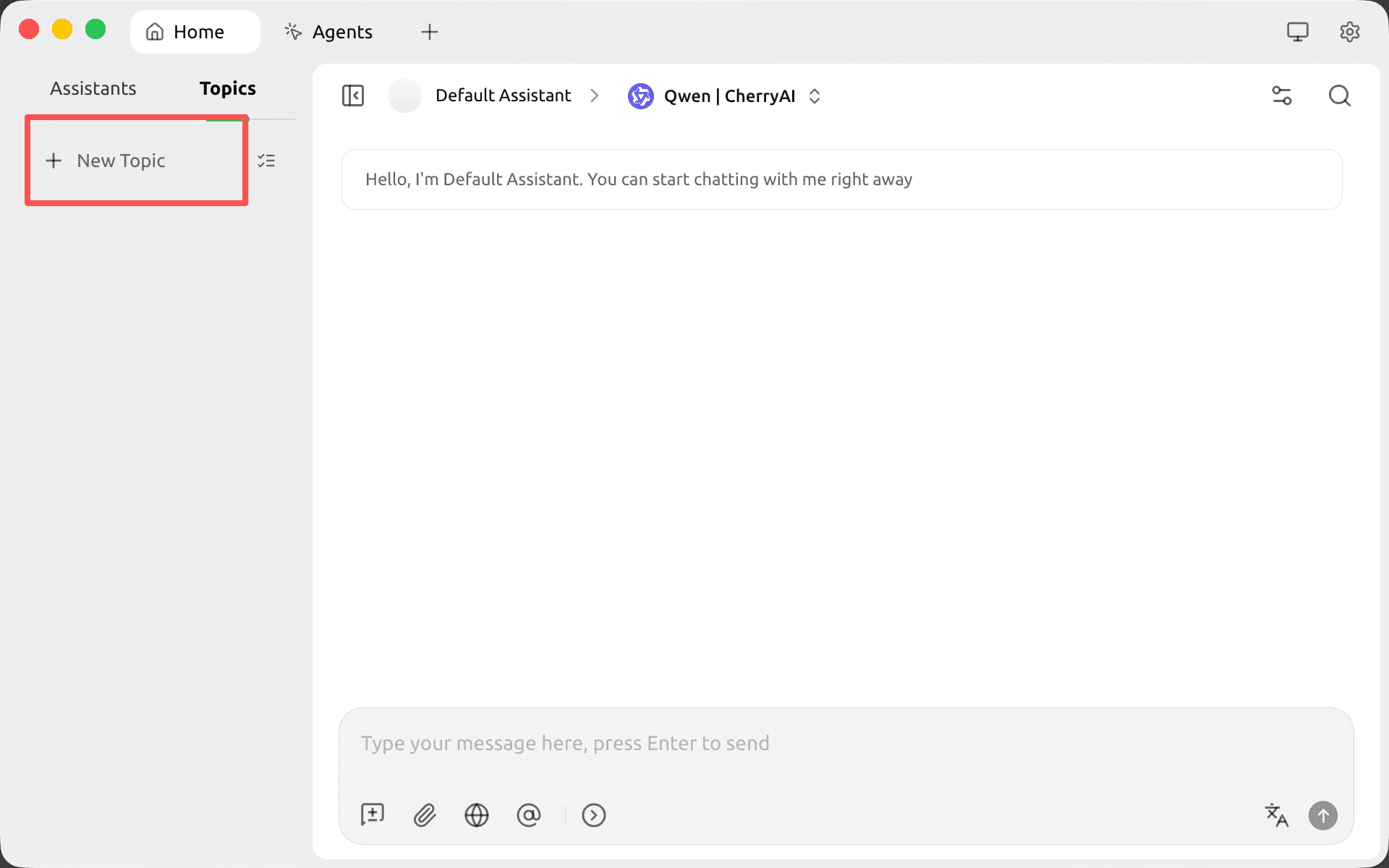 Switch to Chat Page